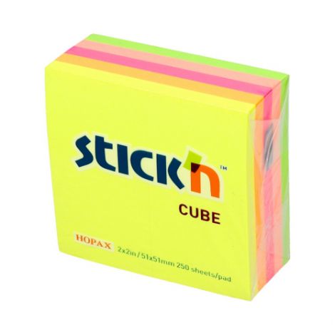 Karteczki samoprzylepne Stick'n 51x51mm, 250szt